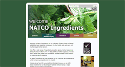 Desktop Screenshot of natcoingredients.com